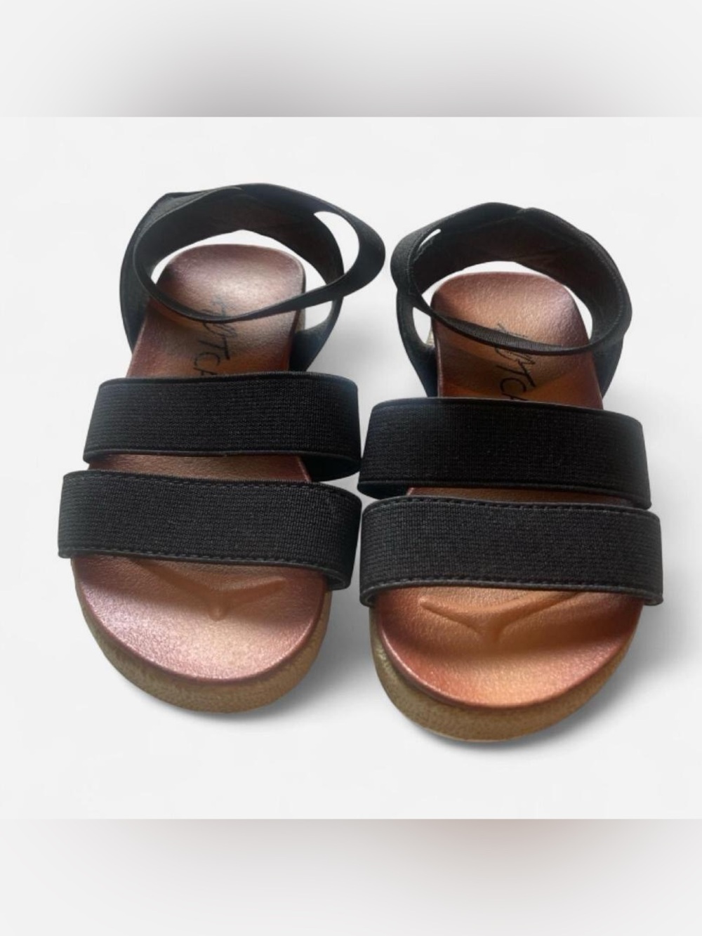 Toddler Girls Sandals Size 5M Black Platform Sandals